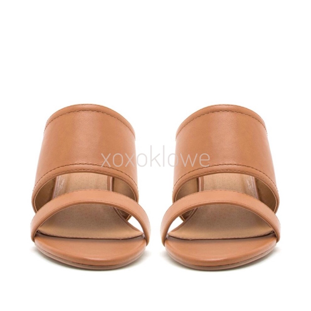 Sz 6 & 8 Embellished Chunky Heel Mule Slide Sandals - Picture 4 of 7